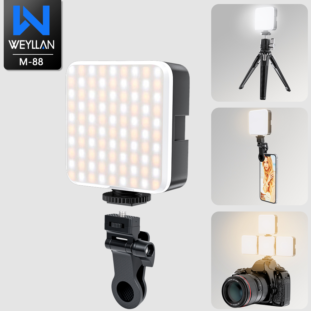 Photography Lighting Brands - WEYLLAN M-88 2000mAh luz LED de