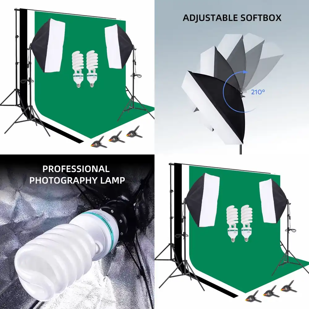 Photography Lighting Kit Portable - Equipo de estudio fotográfico: Soporte de