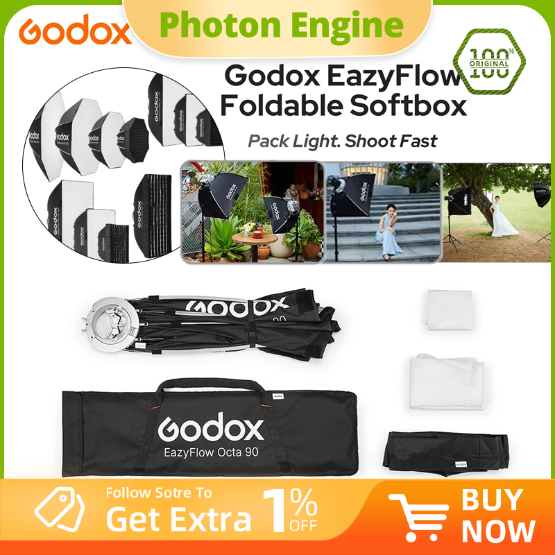 Photography Lighting Handheld - Godox EazyFlow Series: difusor de luz