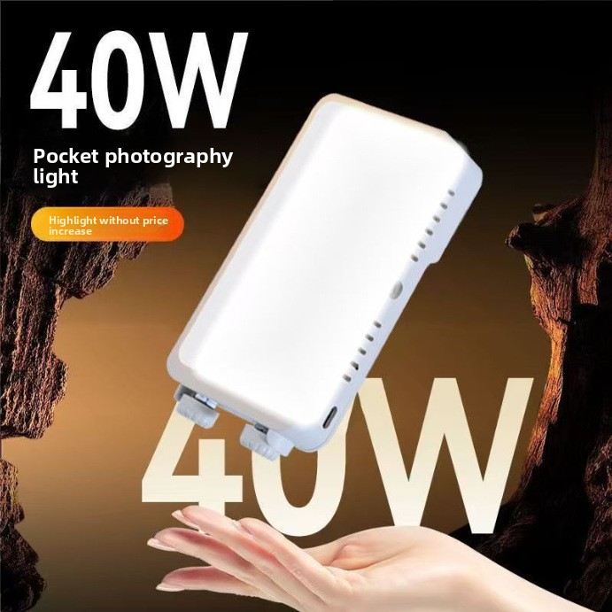 Luz portátil de 40W de alta po - Photography Mobile Lighting reseña y precio