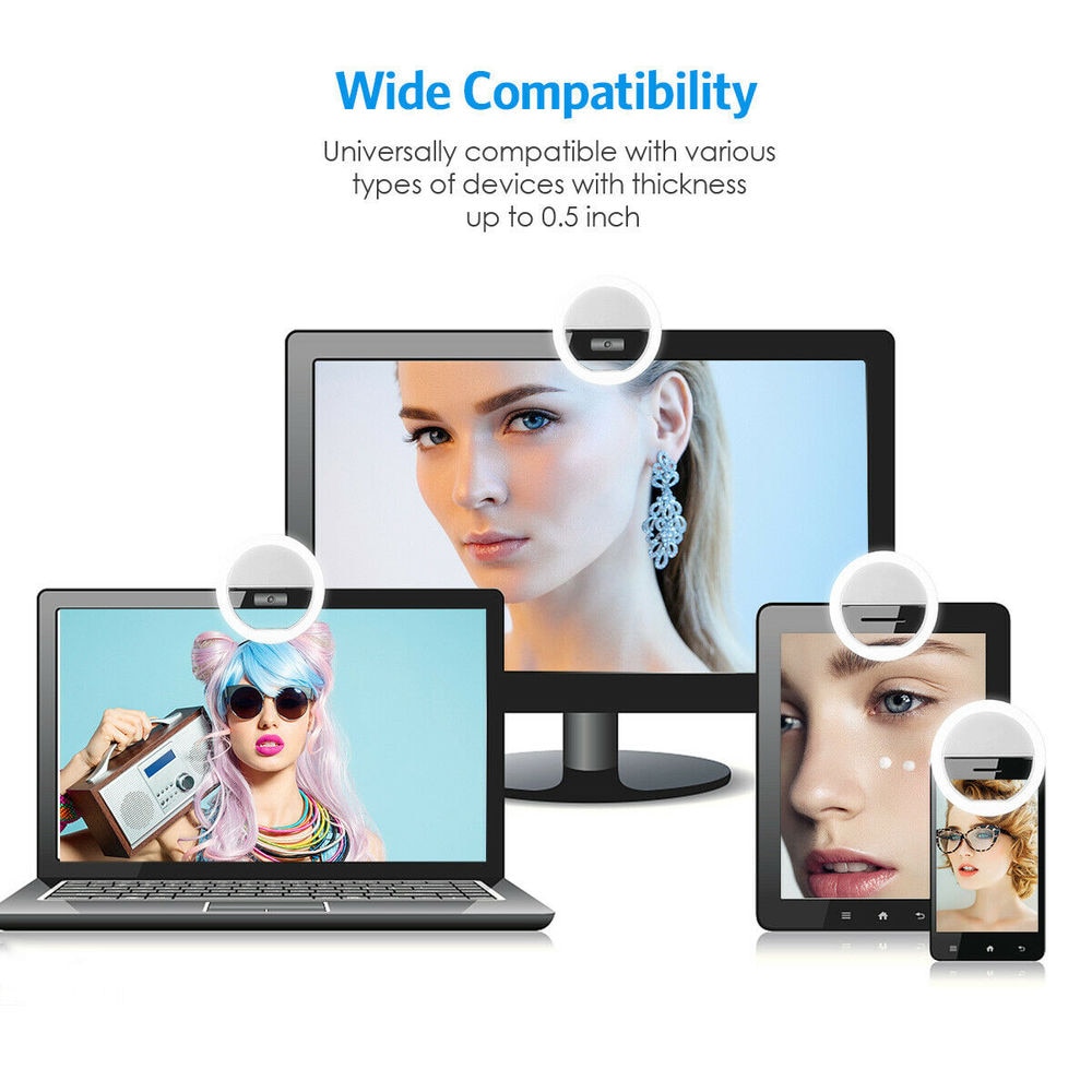 Anillo de luz LED recargable p - Photography Lighting Game reseña y precio