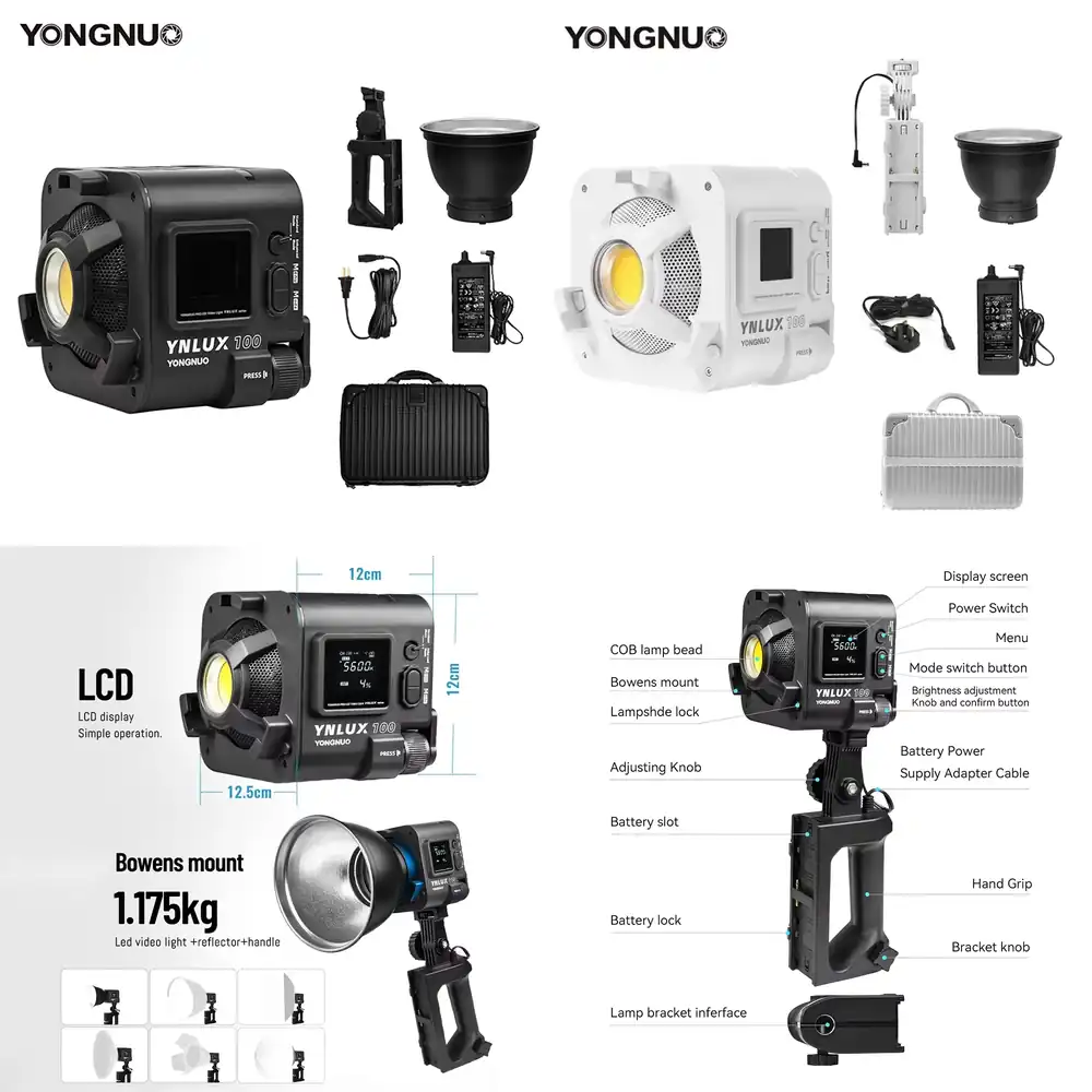 YONGNUO YNLUX100 100W 3200K-56 - Photography Lighting Handheld reseña y precio
