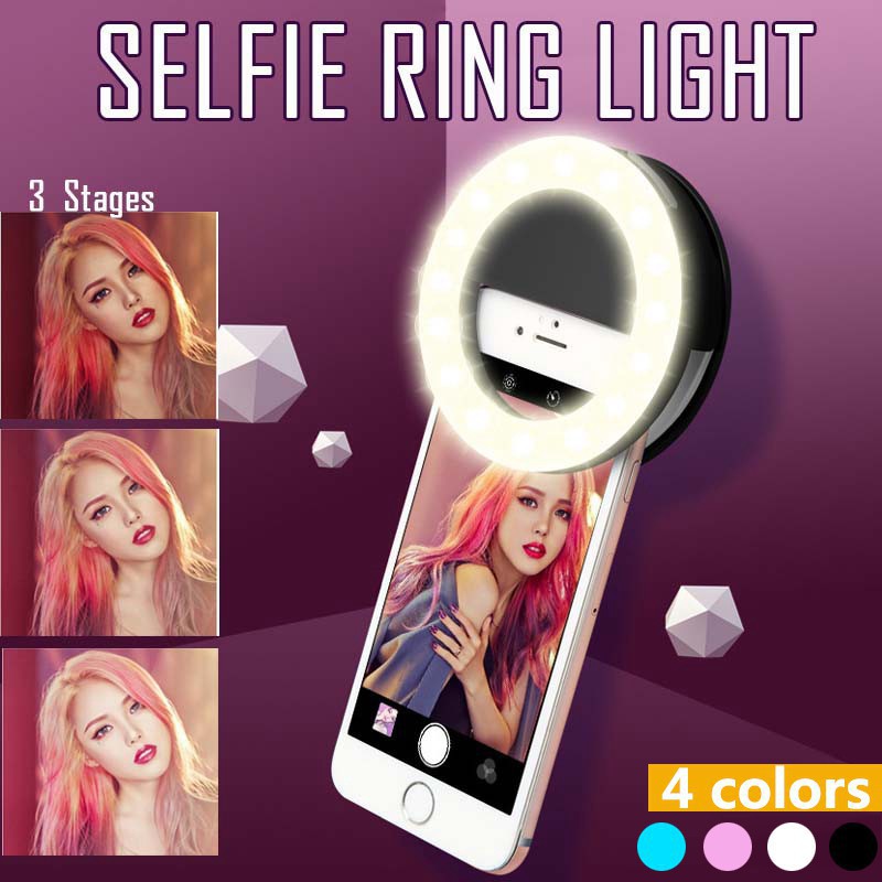 Anillo de luz LED con 3 modos  - Photography Lighting Game reseña y precio