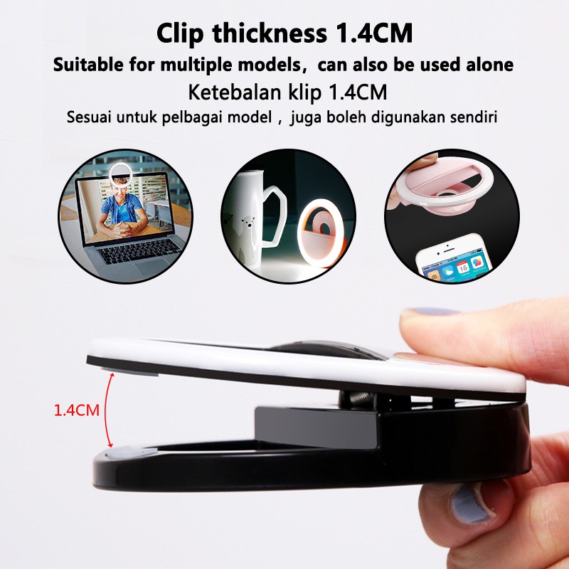 Anillo de luz LED con 3 modos  - Photography Lighting Game reseña y precio