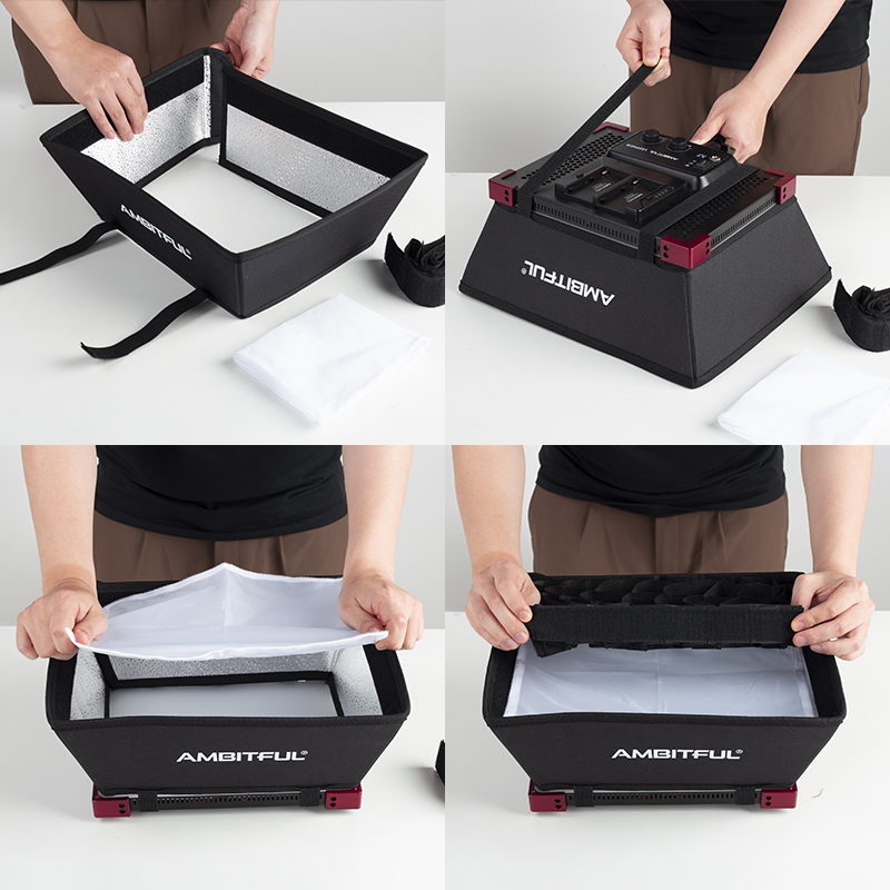 AMBITFUL LEDP60C Caja blanda d - Photography Lighting Brands reseña y precio