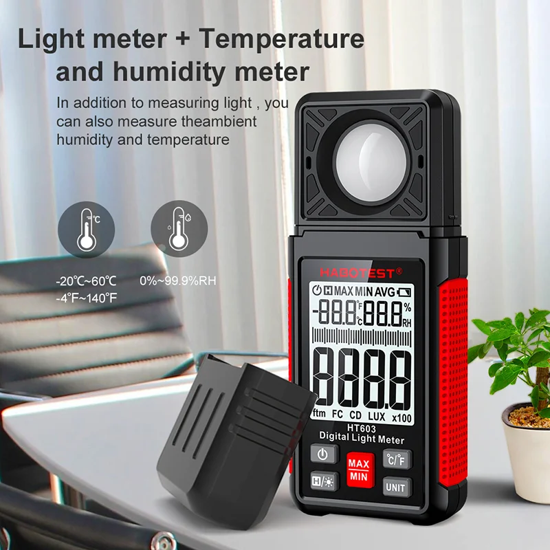 Medidor de Lux Digital HT603 0 - Photography Lighting Meter reseña y precio