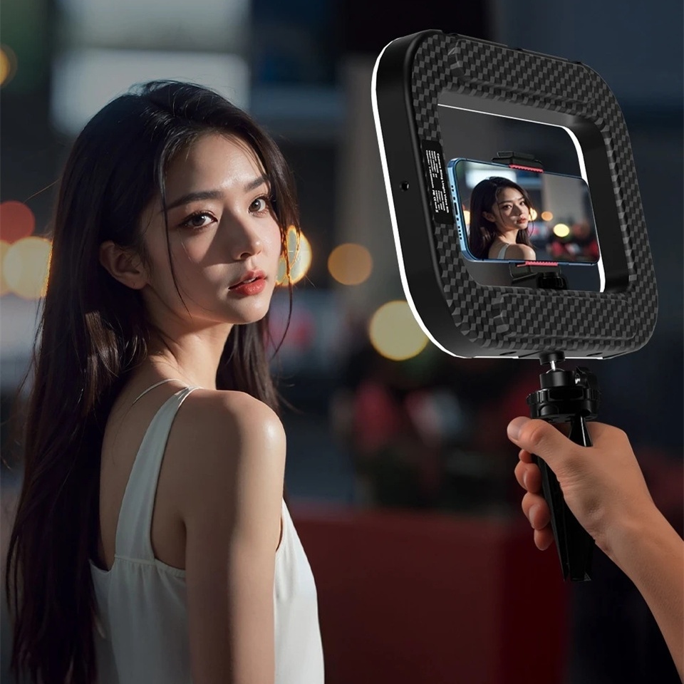 Lámpara LED cuadrada para foto - Photography Mobile Lighting reseña y precio