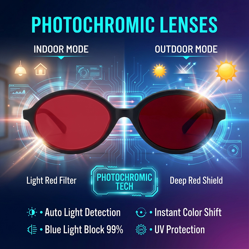 Gafas ovaladas Anti luz azul c - Photography Lighting Game reseña y precio