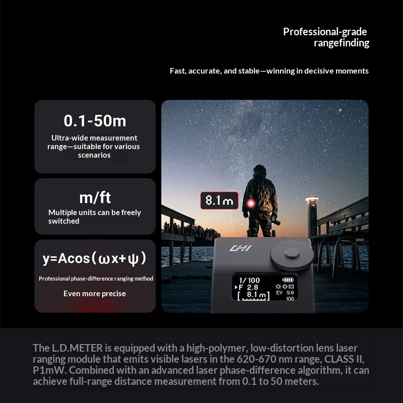 Medidor de luz CHI Top 0 1 50m - Photography Lighting Meter reseña y precio