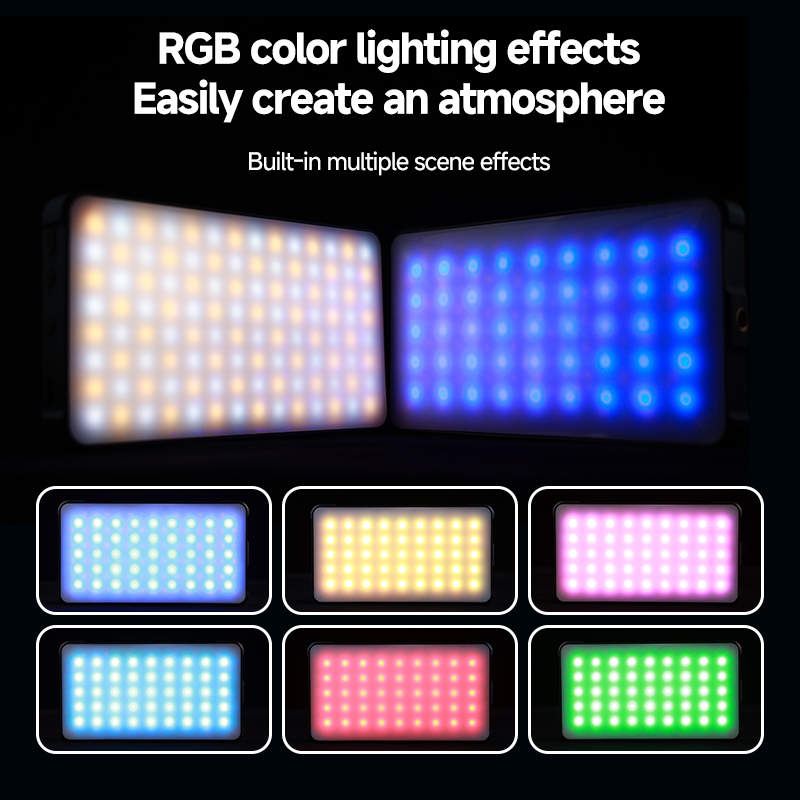 Luz de vídeo LED RGB, Clip de  - Photography Lighting Game reseña y precio