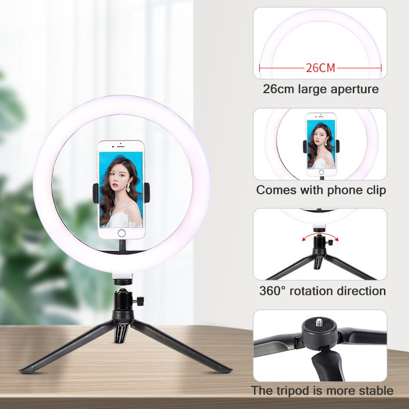 Anillo Led de 26cm y 10 pulgad - Photography Lighting Game reseña y precio