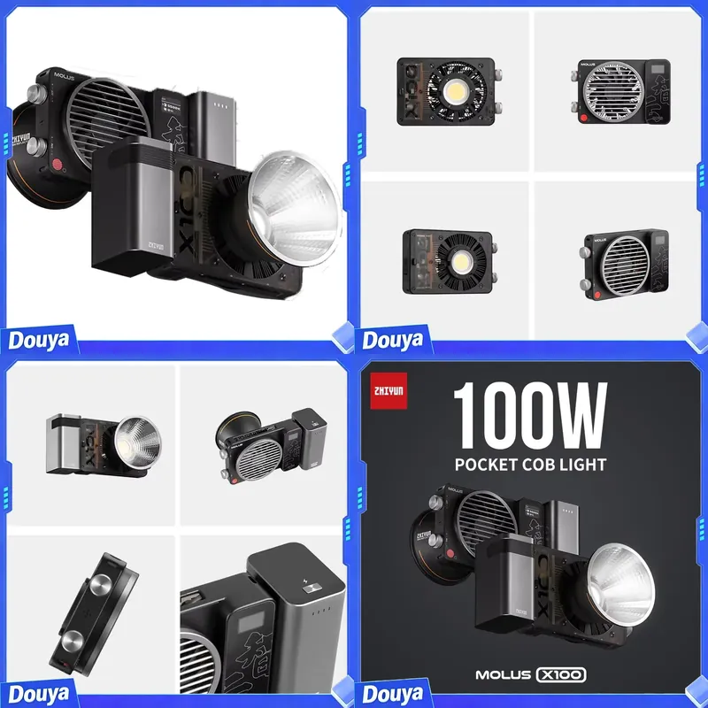 ZHIYUN Molus X100, luz LED COB - Photography Lighting Handheld reseña y precio