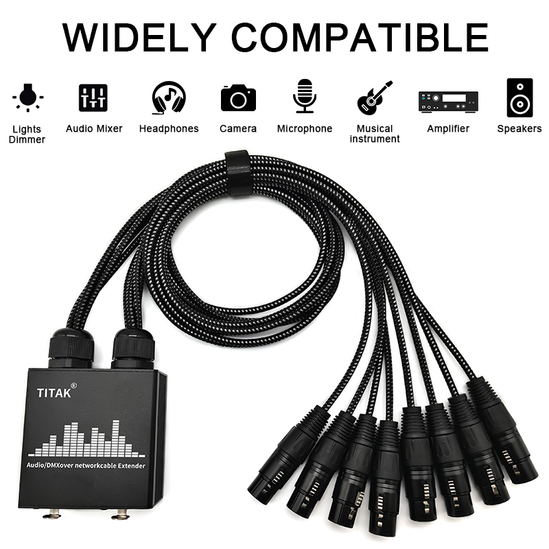 Cable XLR de 8 canales con con - Photography Lighting Meter reseña y precio