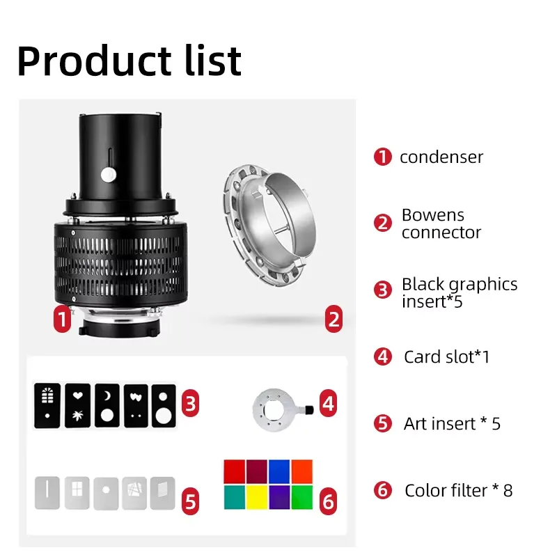Kit de Snoot Óptico Cónico par - Photography Lighting Brands reseña y precio